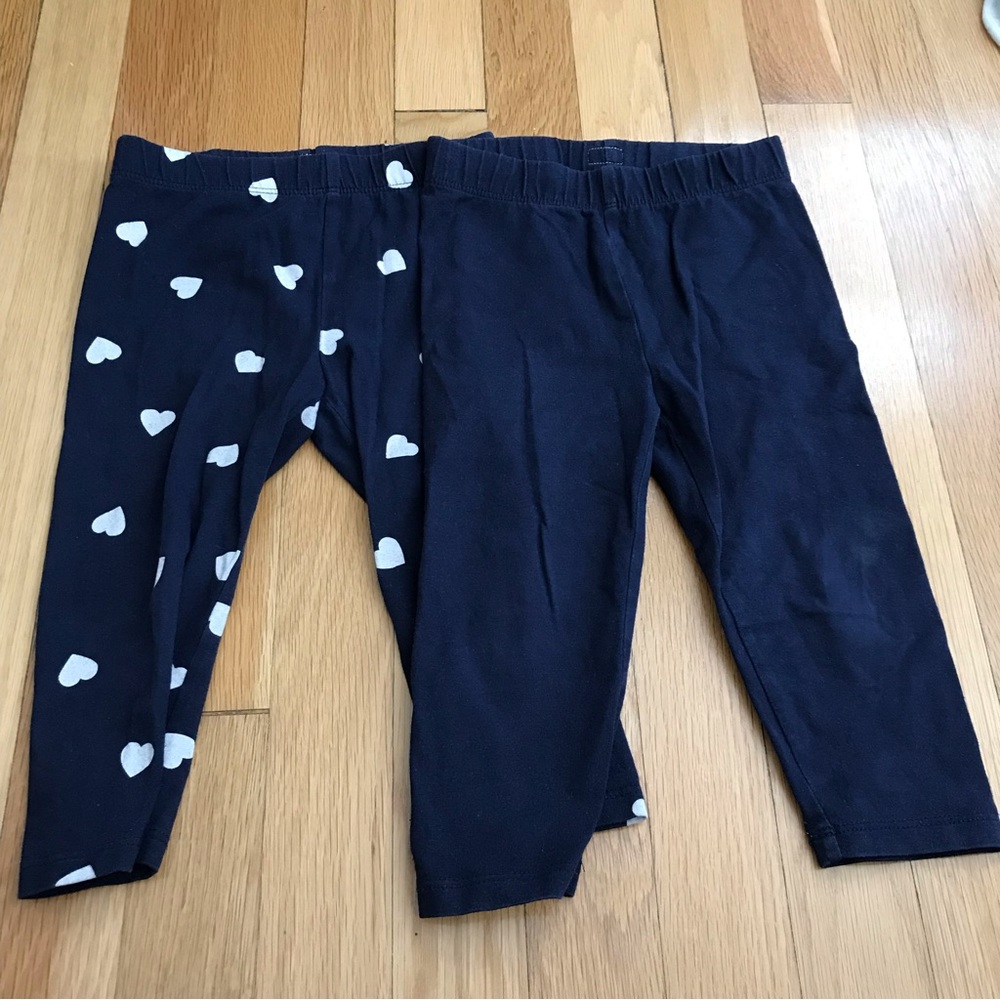 Lot of 2 GAP Kids Crop Length Leggings, Sz 3